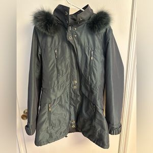 Pendleton Women’s Parka/Coat with Fox Fur Collar Sz M‎